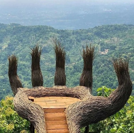 Tangan Raksasa Hutan Pinus Pengger