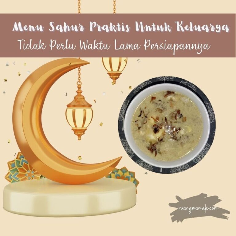 menu sahur praktis keluarga