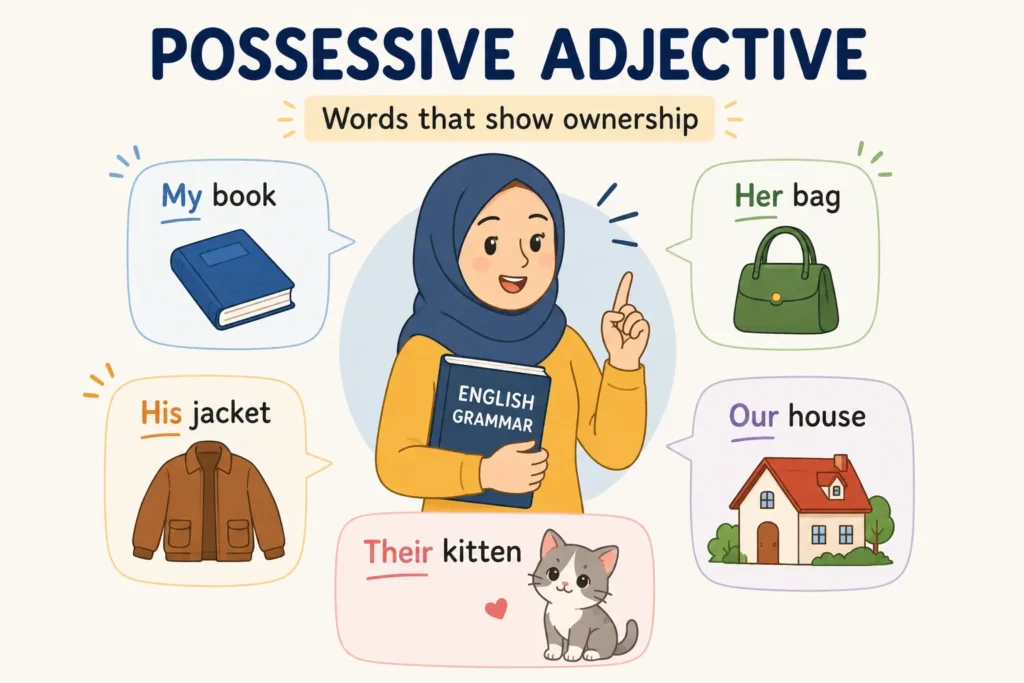 Apa itu possessive adjective