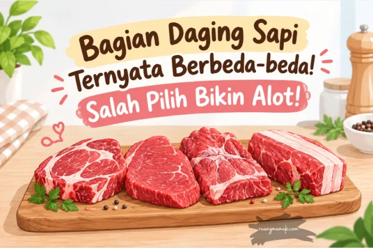 Bagian Daging Sapi Ternyata Berbeda-beda! Salah Pilih Bikin Alot!